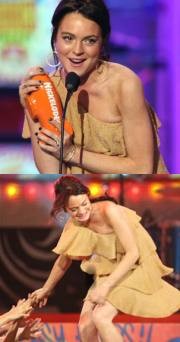 Ups, Lindsay Lohan Pamer Bokong!